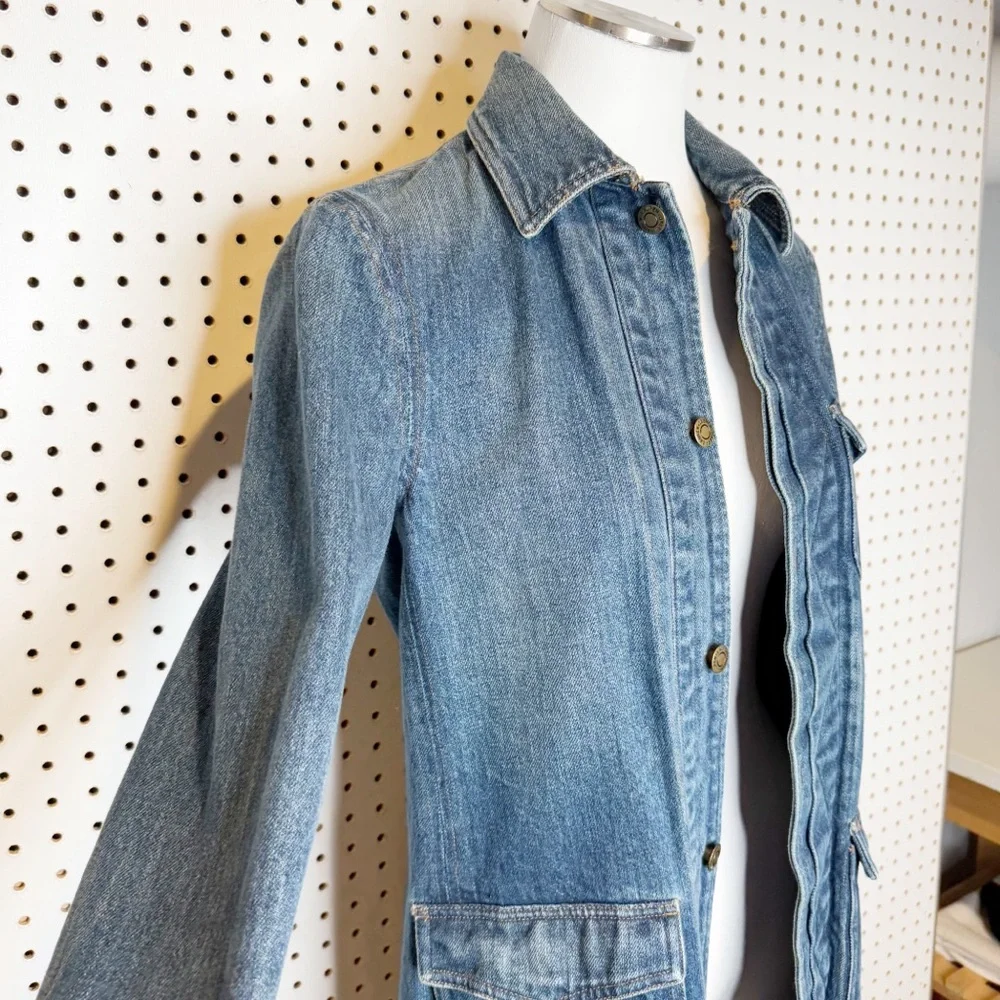 Ralph Lauren Blue Denim Jean Jacket - Picture 4 of 10